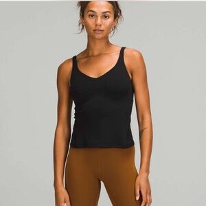 Lululemon Align Waist Length Tank Top Black,8